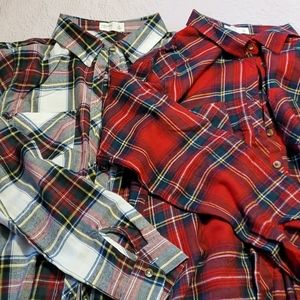 Maurice's Plaid Blouses